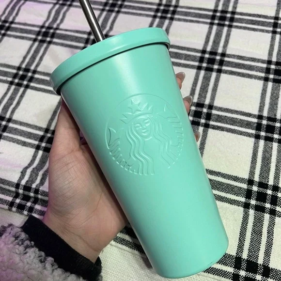 Starbucks | Kitchen | Starbucks Tiffany Blue Tumbler | Poshmark display picture 1